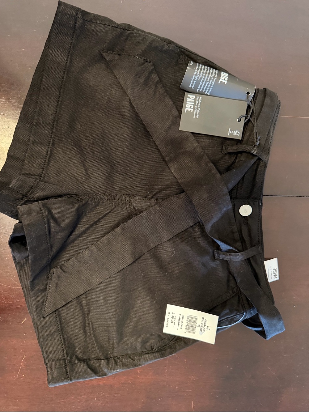 PAIGE Women’s Black Shorts Size 23 – NEW WITH TAGS